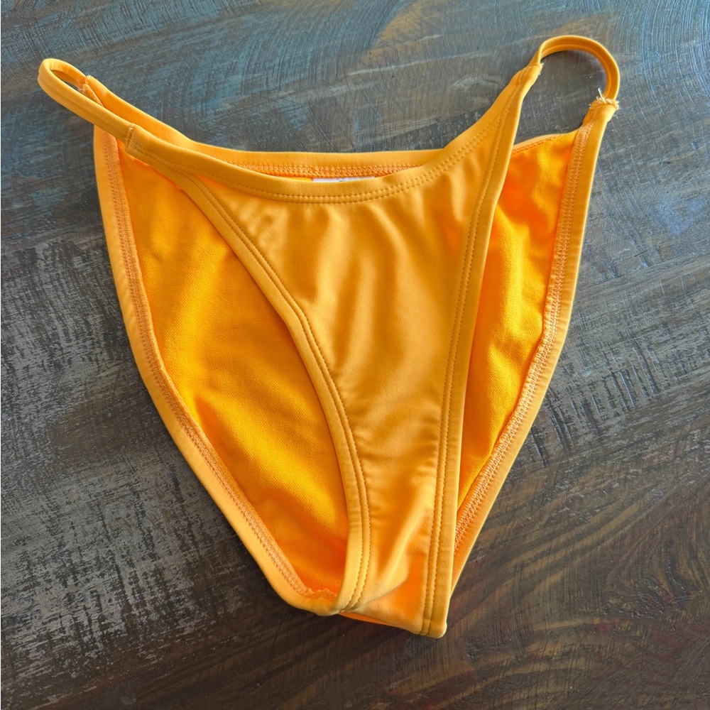 wild fable Orange High-Cut Bikini Bottom